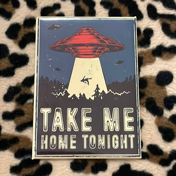 UFO Other - Take Me Home Tonight 👽Fridge Magnet UFO Alien X-Files Spaceship Area 51 Roswell